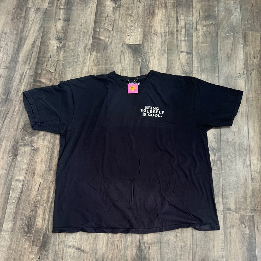 Dressed in LALA Black Tee - 'Being Yourself is Cool'